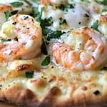 #151  White Pizza with Shrimp