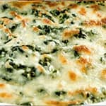 *N.59  Baked spinach with mozzarella