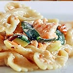 *N.77 Butterfly Pasta with Vodka Salmon Sauce