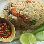 *N.173 FRIED RICE WITH SEAFOOD