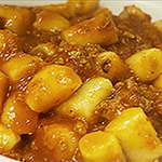 #105 Potato gnocchi meat sauce Bolognese