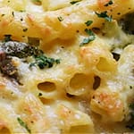 *N.112 Baked Rigatoni With Cheese Broccoli Sauce