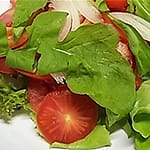 *N.50 Tomato Salad With Arugula & Onions