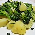 *N.61 Fried Broccoli With Potatoes